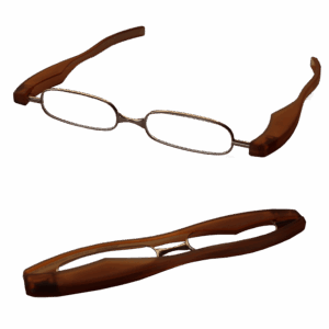 lunettes de lecture marron