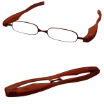 lunettes de lecture rouge