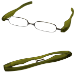 lunettes de lecture verte